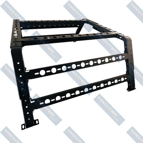 Black Powdercoated Steel Universal Ute Tub Rack Roof Rack Fit For Dmax Hilux With LED URACK-003 - Machter
