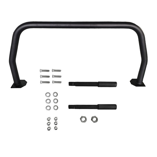 Black Powder Coated Aluminium Rear Ladder Rack URACK-013-BLK - Machter