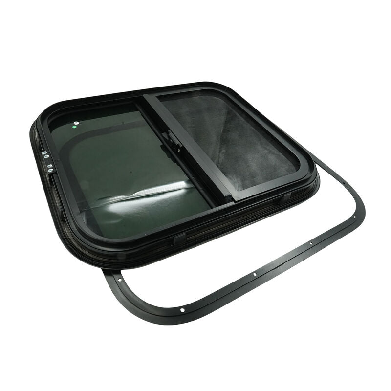 Caravan Sliding Window 600x500mm Fit For UTE Canopies RV Caravans Motor Homes Horse Floats 30-90mm Caravan Wall Thickness UTEW-002 - Machter