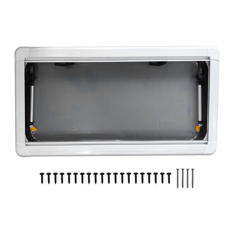 Caravan Double Glazed Push Out Window 1000x500mm Fit For UTE Canopies RV Caravans Motor Homes Horse Floats UTEW-005 - Machter