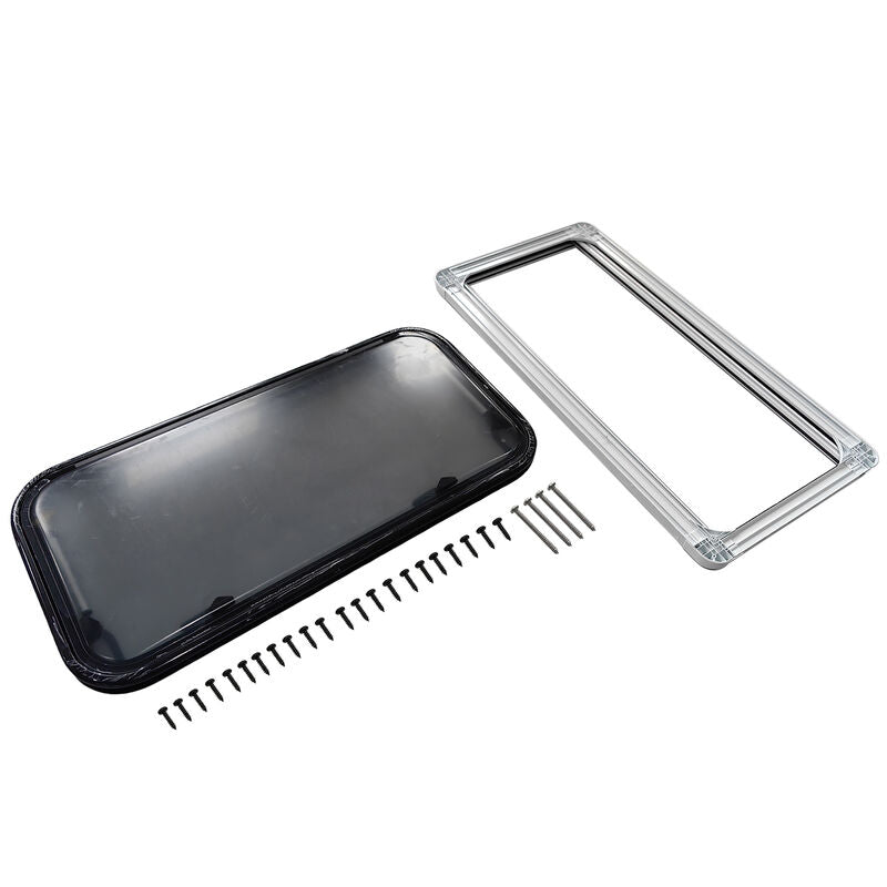 Caravan Double Glazed Push Out Window 1000x500mm Fit For UTE Canopies RV Caravans Motor Homes Horse Floats UTEW-005 - Machter