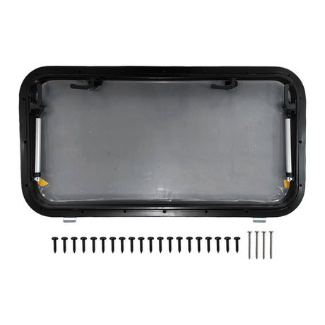 Caravan Double Glazed Push Out Window 1000x500mm Fit For UTE Canopies RV Caravans Motor Homes Horse Floats UTEW-005 - Machter