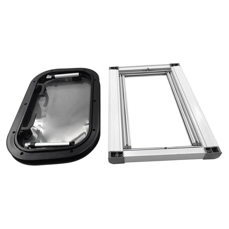 RV Caravan Push Out Flat Window Rounded Corner 350x500mm Fit For RVs Campers Mobile Homes UTEW-007 - Machter