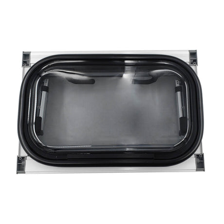 RV Caravan Push Out Flat Window Rounded Corner 350x500mm Fit For RVs Campers Mobile Homes - Machter