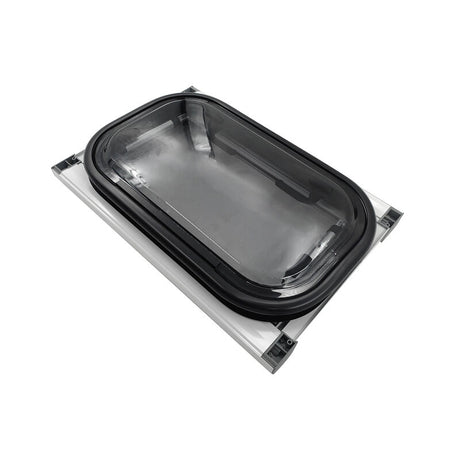 RV Caravan Push Out Flat Window Rounded Corner 350x500mm Fit For RVs Campers Mobile Homes - Machter