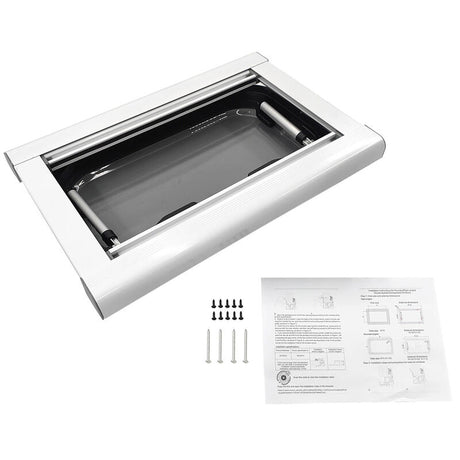 RV Caravan Push Out Flat Window Rounded Corner 350x500mm Fit For RVs Campers Mobile Homes - Machter