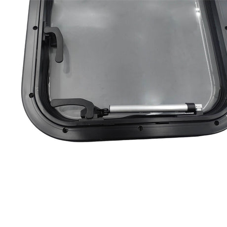 450mm x 900mm RV Caravan Push Out Flat Window Locking Handle & Strut Attachment - Machter