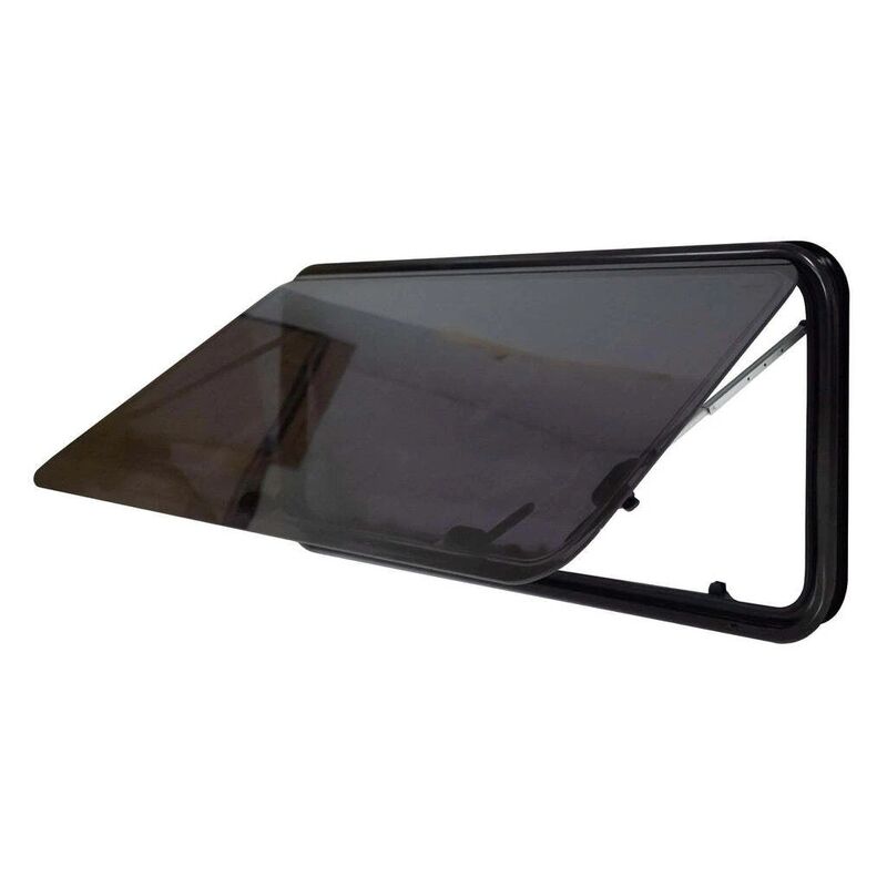 450mm x 900mm RV Caravan Push Out Flat Window Locking Handle & Strut Attachment UTEW-008 - Machter