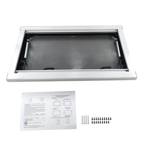 450mm x 900mm RV Caravan Push Out Flat Window Locking Handle & Strut Attachment UTEW-008 - Machter
