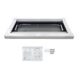 RV Caravan Push Out Flat Window Rounded Corner 300x700mm Fit For RVs Campers Mobile Homes UTEW-009 - Machter