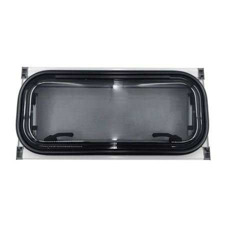 RV Caravan Push Out Flat Window Rounded Corner 300x700mm Fit For RVs Campers Mobile Homes - Machter