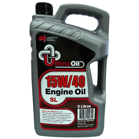 15W/40 Engine Oil SL 5L - Ultima Oil