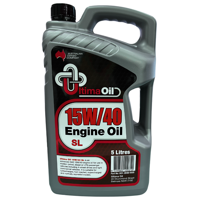 15W/40 Engine Oil SL 5L - Ultima Oil | Universal Auto Spares