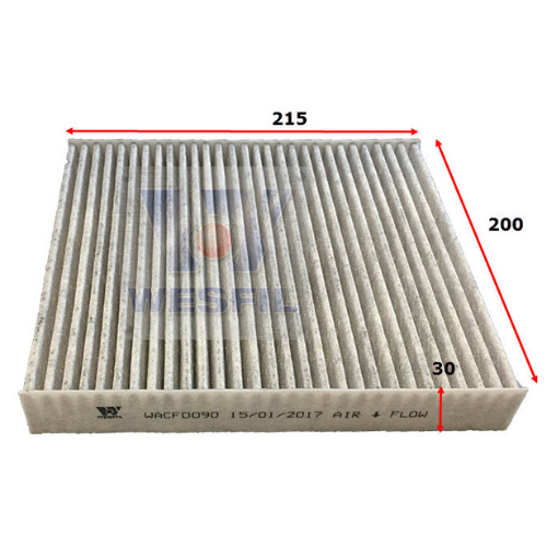 Cabin Filter RCA182P Fits Mitsubishi WACF0090 - Wesfil