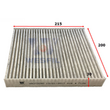 Cabin Filter RCA182P Fits Mitsubishi WACF0090 - Wesfil