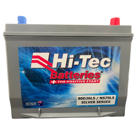 Automotive Batteries 80D26LS / NS70LX Sliver Series 12V-750 CCA 140RC-80AH - Hi-Tech Batteries