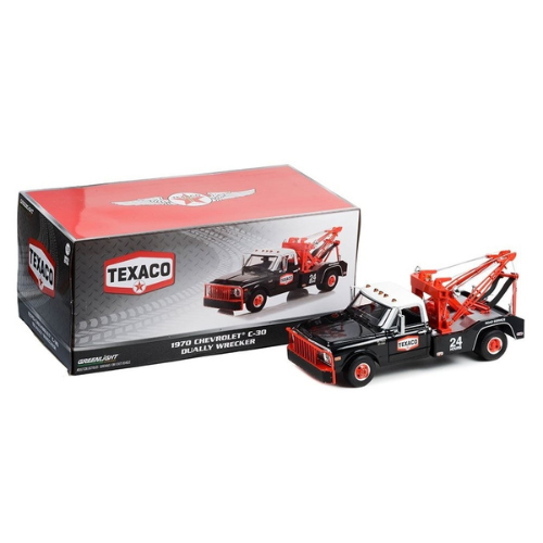 1970 Chevrolet C-30 Dually Wrecker Texaco 24 Hour Road Service Diecast Model Car 1:18 Scale (Approx. 25cm) Collectible | Universal Auto Spares