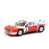 1985 Lancia 037 Rally Rally Van Haspengouw Winner Diecast Model Car with Opening Rear Bonnet and Painted Engine 1:64 Scale (Approx. 7cm) Collectible | Universal Auto Spares