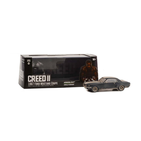 1967 Ford Mustang Coupe Weathered Adonis Creed Creed II (2018) Diecast Model Car 1:43 Scale (Approx. 10–11cm) Collectible | Universal Auto Spares