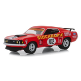 1969 Ford Mustang Boss 302 #102 Jim Richards Sidchrome Racing Diecast Model Car 1:64 Scale (Approx. 7cm) Collectible | Universal Auto Spares