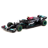 Mercedes-AMG F1 W12 E Performance Turkish Grand Prix 2021 Winner Valtteri Bottas Diecast Model Car 1:64 Scale (Approx. 7cm) Collectible | Universal Auto Spares