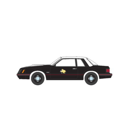 1982 Ford Mustang SSP Texas Department of Public Safety Hot Pursuit Diecast Model Car 1:64 Scale (Approx. 7cm) Collectible | Universal Auto Spares