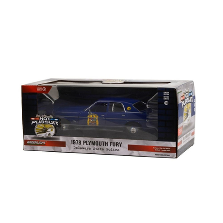 1978 Plymouth Fury Delaware State Police Diecast Model Car 1:24 Scale (Approx. 18–20cm) Collectible | Universal Auto Spares