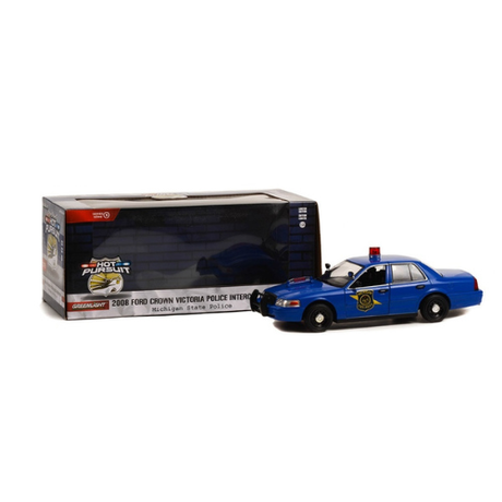 2008 Ford Crown Victoria Police Interceptor Michigan State Police Hot Pursuit Diecast Model Car 1:24 Scale (Approx. 18–20cm) Collectible | Universal Auto Spares