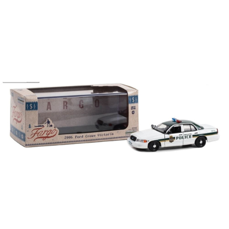 2006 Ford Crown Victoria Police Interceptor Fargo Minnesota Diecast Model Car 1:43 Scale (Approx. 10–11cm) Collectible | Universal Auto Spares