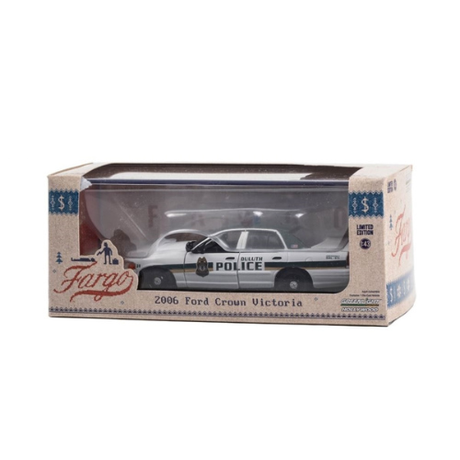 2006 Ford Crown Victoria Police Interceptor Fargo Minnesota Diecast Model Car 1:43 Scale (Approx. 10–11cm) Collectible | Universal Auto Spares