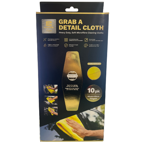 Grab a Detail Cloth 10 Pack 40cm x 40xm 350gsm - Cooperkleen | Universal Auto Spares