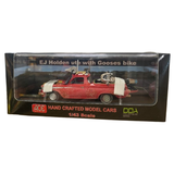 Holden EJ Ute with Motorbike in Tray Resin Diecast Model Car 1:43 Scale (Approx. 10–11cm) Collectible | Universal Auto Spares
