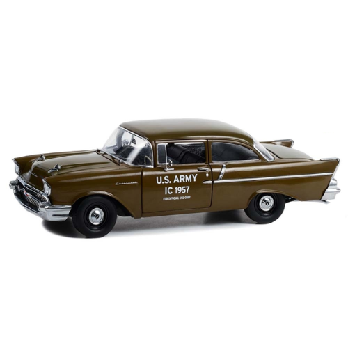 1957 Chevrolet 150 Sedan US Army IC Staff Car Diecast Model Car 1:18 Scale (Approx. 25cm) Collectible | Universal Auto Spares