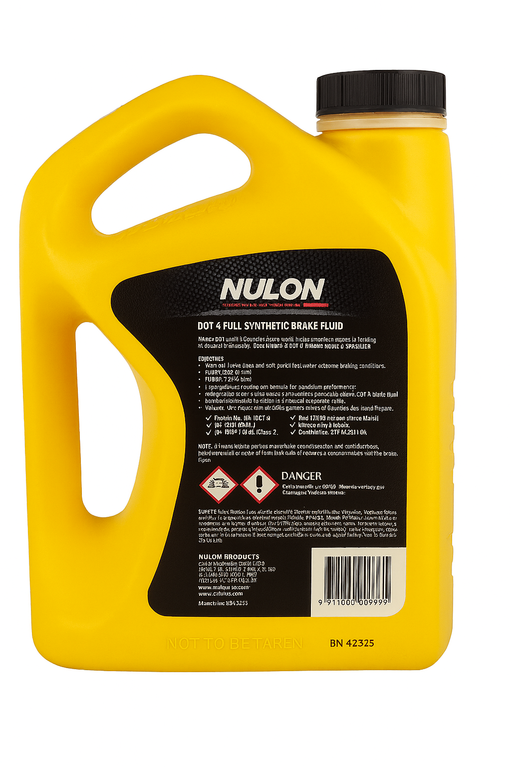 Dot 4 Full Synthetic Brake Fluid - Nulon