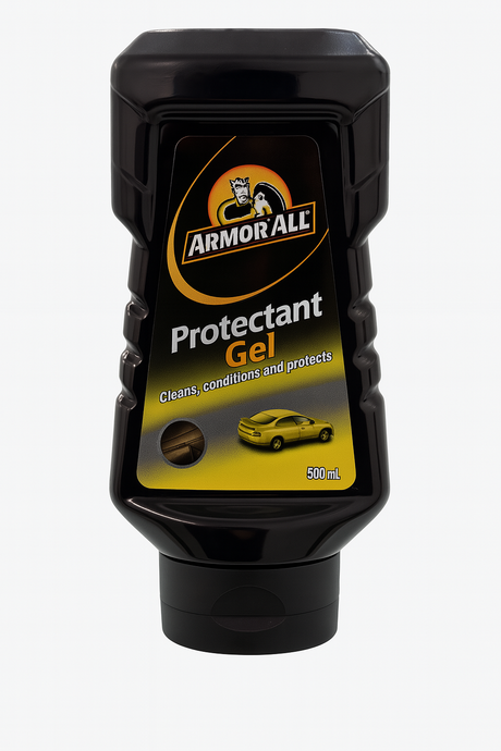 Armor All protectant gel bottle on a white background