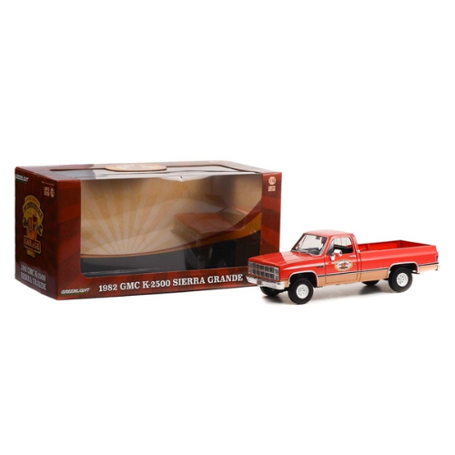 1982 GMC K-2500 Sierra Grande Wideside Busted Knuckle Garage with Trailer Hitch Diecast Model Car 1:18 Scale (Approx. 25cm) Collectible | Universal Auto Spares