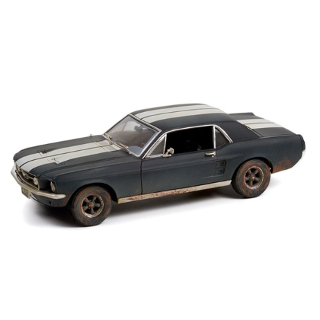 1967 Ford Mustang Coupe Adonis Creed Creed II (2018) Weathered Diecast Model Car 1:18 Scale (Approx. 25cm) Collectible | Universal Auto Spares