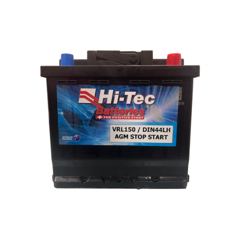 Car Battery VRL150/DIN44LH AGM STOP START 12V 570CCA 50AH - Hi-Tec Batteries
