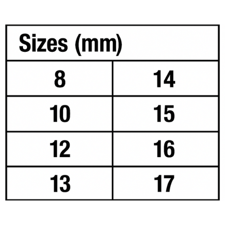 8 Piece Flexible Head Ratchet Combination Spanner Set - PKTool | Universal Auto Spares