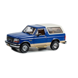 1996 Ford Bronco Eddie Bauer Edition Royal Blue Metallic & Tucson Bronze Artisan Collection Diecast Model Car 1:18 Scale (Approx. 25cm) Collectible | Universal Auto Spares