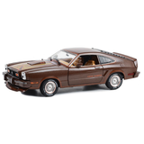 1978 Ford Mustang II King Cobra Brown with Orange & Gold Stripes Diecast Model Car 1:18 Scale (Approx. 25cm) Collectible | Universal Auto Spares