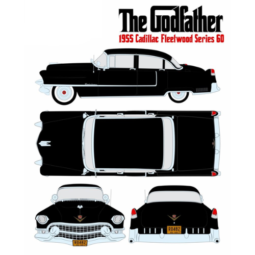 1955 Cadillac Fleetwood Series 60 Special The Godfather Diecast Model Car 1:18 Scale (Approx. 25cm) Collectible | Universal Auto Spares