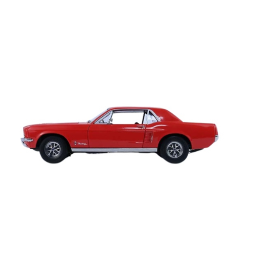 1968 Ford Mustang Coupe Flower Power Red Ford Rainbow of Colours West Coast USA Special Edition Diecast Model Car 1:18 Scale (Approx. 25cm) Collectible | Universal Auto Spares
