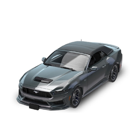 2024 Ford Mustang GT 5.0 Convertible Dark Matter Grey Stampede Series 2 Diecast Model Car 1:64 Scale (Approx. 7cm) Collectible | Universal Auto Spares