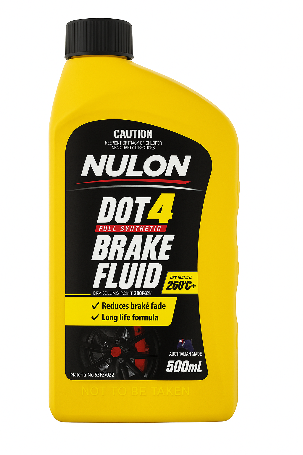 Dot 4 Full Synthetic Brake Fluid - Nulon