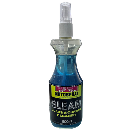 Gleam Glass & Chrome Cleaner 500ml - Motospray | Universal Auto Spares
