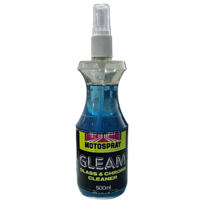 Gleam Glass & Chrome Cleaner 500ml - Motospray