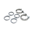 2 Inch V-Band Clamp Flange Kit Fit For Muffler Automobile Exhaust Pipe Pipe Connection Turbocharger - Machter