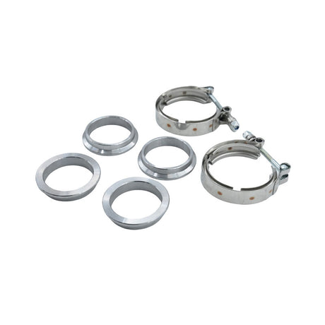 2 Inch V-Band Clamp Flange Kit Fit For Muffler Automobile Exhaust Pipe Pipe Connection Turbocharger - Machter