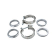 2 Inch V-Band Clamp Flange Kit Fit For Muffler Automobile Exhaust Pipe Pipe Connection Turbocharger VBCM-200-2PCS - Machter